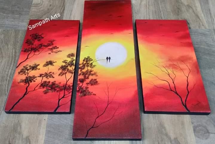 Crimson Triptych